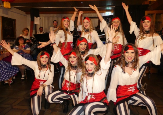 Jugendgarde als Piraten beim Kolpingball